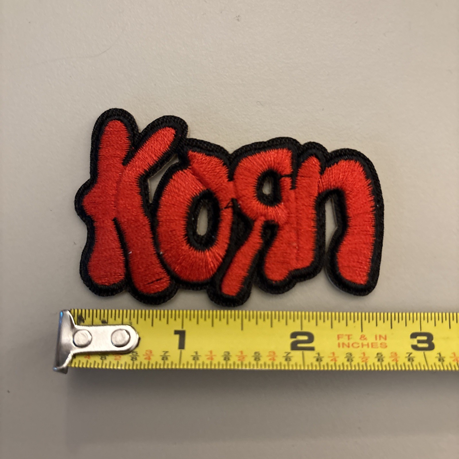Korn (Embroidered Iron on patch) Punk/Rock/Metal Band/Music / Art