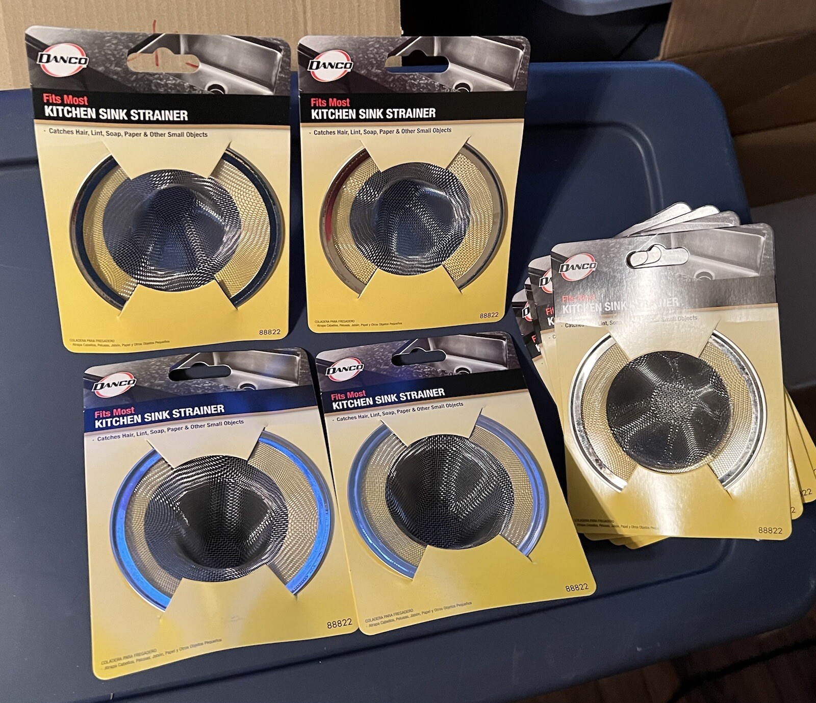 LOT of 11 Danco 88822 4-1/2-Inch Kitchen Mesh Strainer, Stainless NEW FREE SHIP