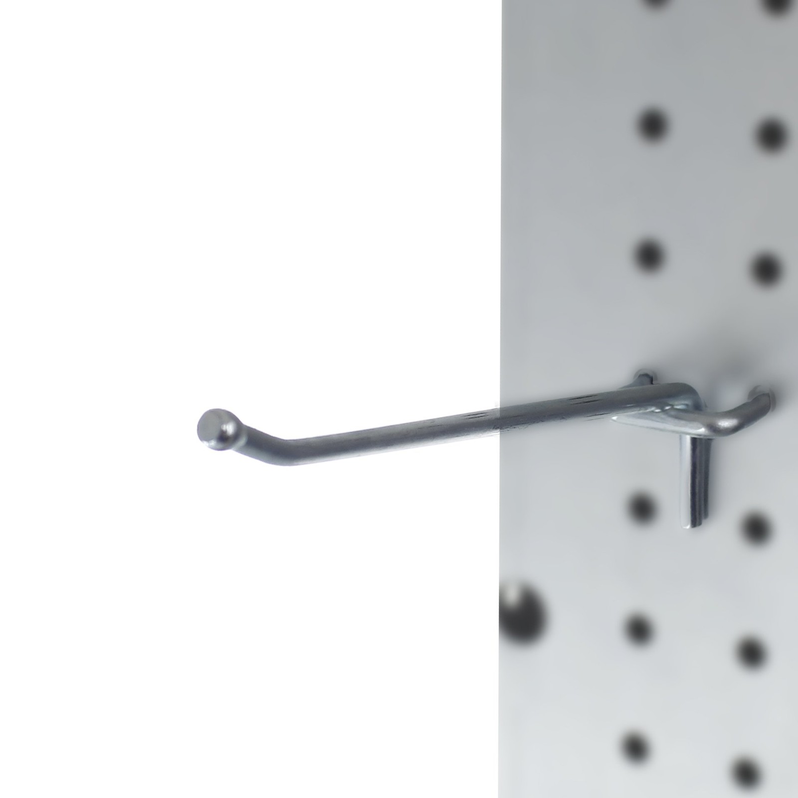 Heavy Duty Metal Peg Board Shelving Hooks 6-Inch 50-Pack