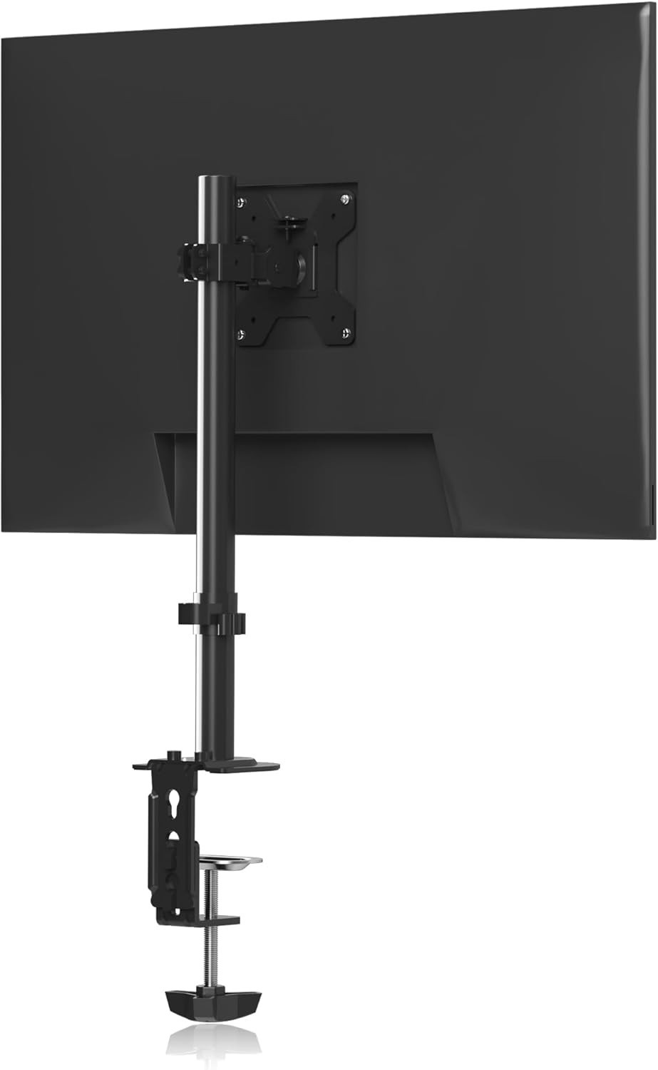 Pholiten Single Monitor Arm Desk Mount, Holds Screens Up To 32 Inch,ho
