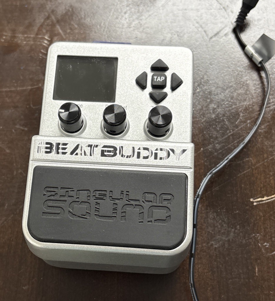 Beat Buddy Pedal Drum Machine with Foot Switch & Power Adapter, EX Condition