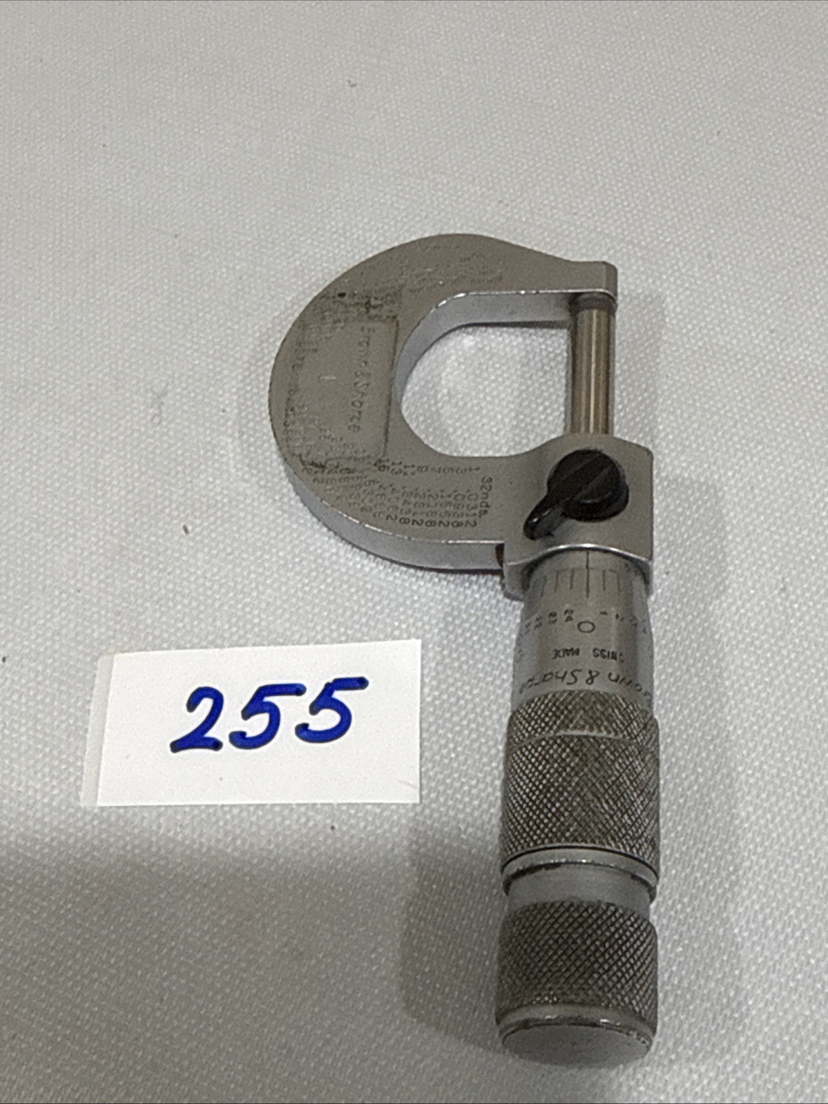 Brown & Sharpe No. 1 Swiss Made 0–1” Thickness Micrometer Used USA Vintage