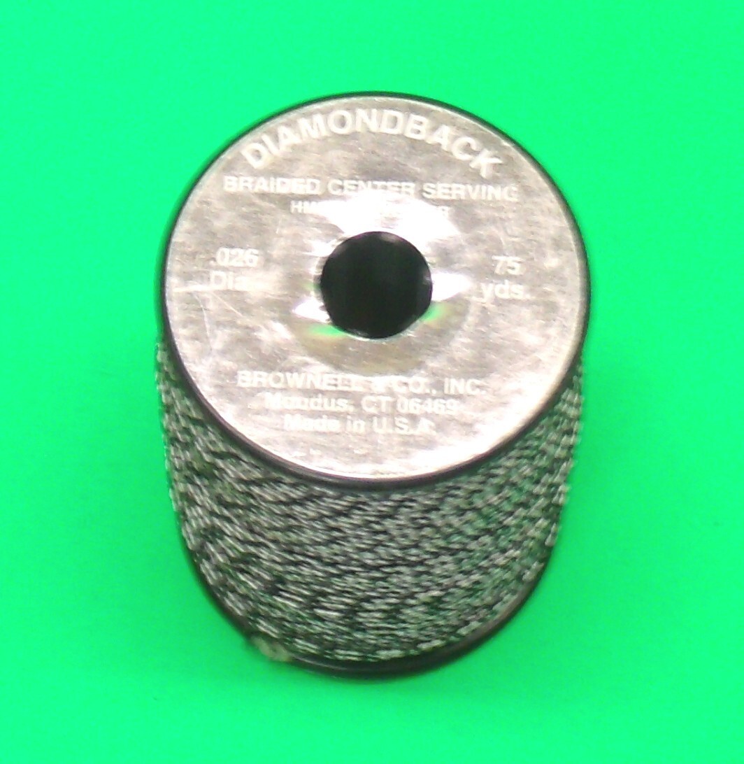 Brownell & Co. Diamondback Serving Thread - .026" 75 yds - New Spool