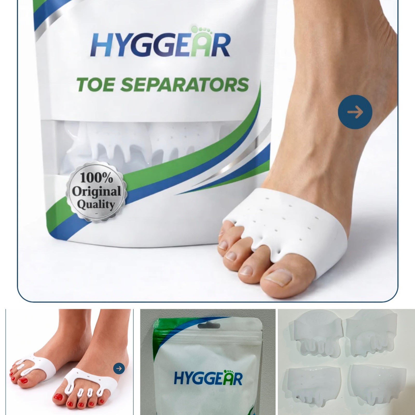 Hyggear Toe Seperators X 3 Pairs