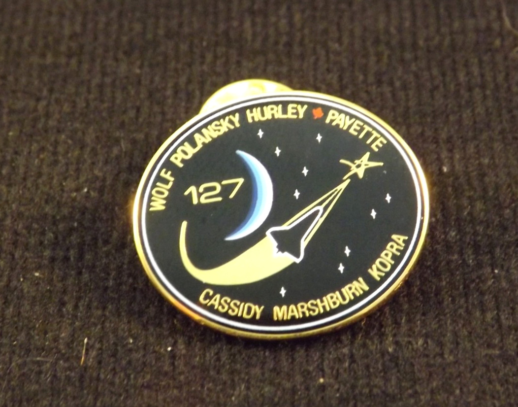 NASA STS-66 Space Shuttle Atlantis Mission 1994 Lapel Pin ATLAS  3  Rockwell