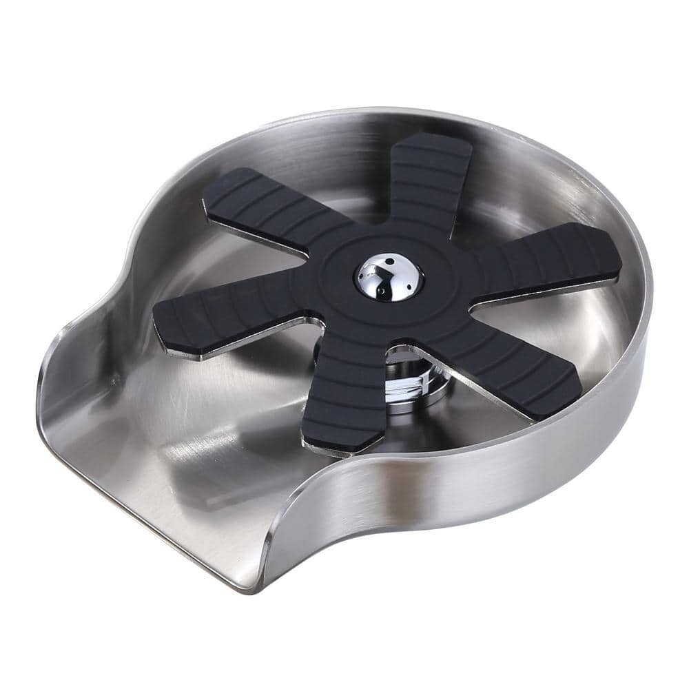 5 in. Metal Glass Rinser for Kitchen Sinks