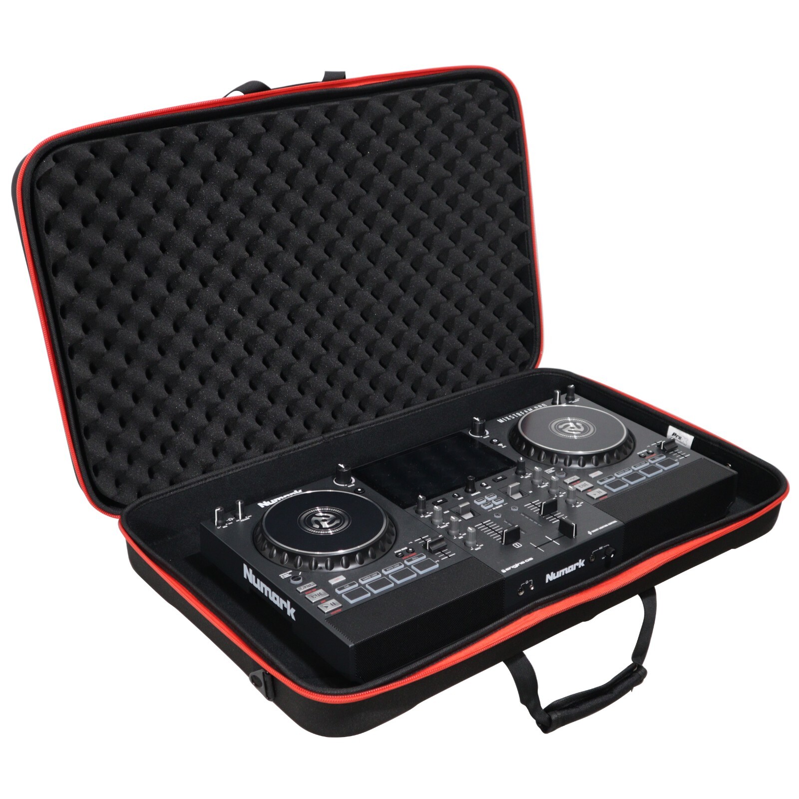 Numark Mixstream Pro Go Battery Powered Streaming DJ Controller + Hard Shell Bag