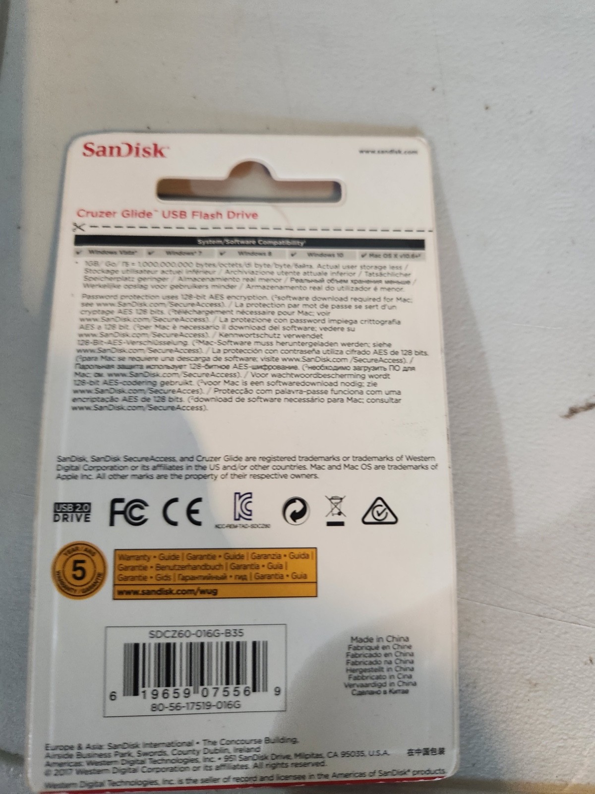 Sandisk Cruzer Guide USB Flash Drive 16gb