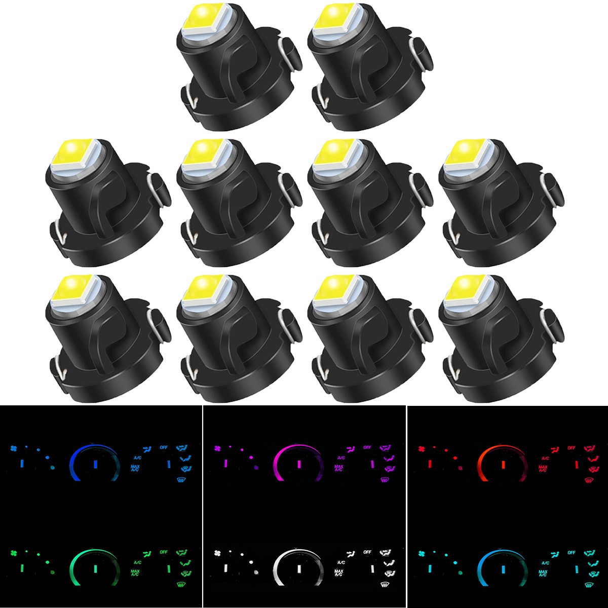 10X 83120-04090 Panel LED Light Bulbs for Toyota Instrument Cluster P R D N L 2