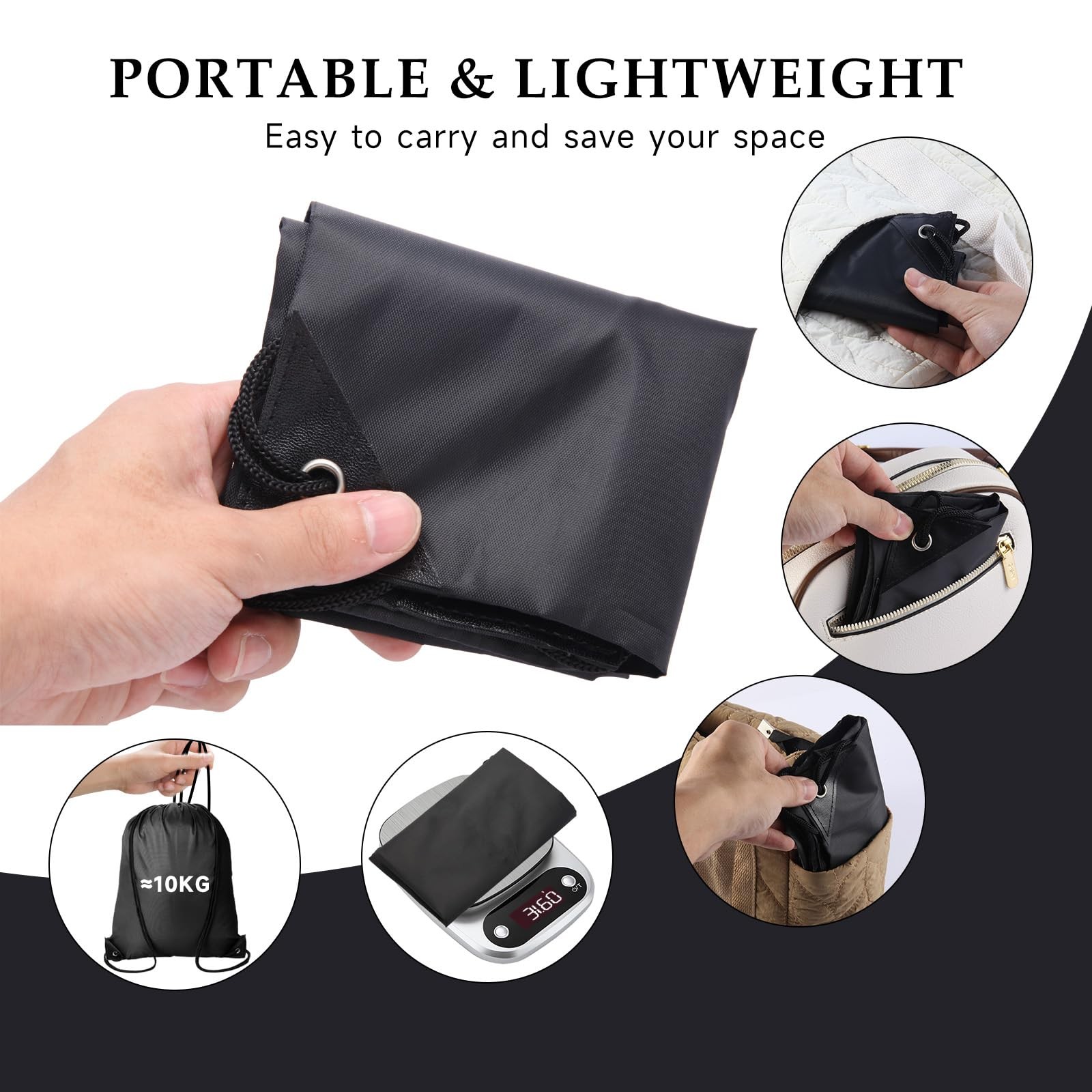 120Pcs Black Drawstring Backpacks Bulk String Bag Cinch Sack Pack Storage Kna...