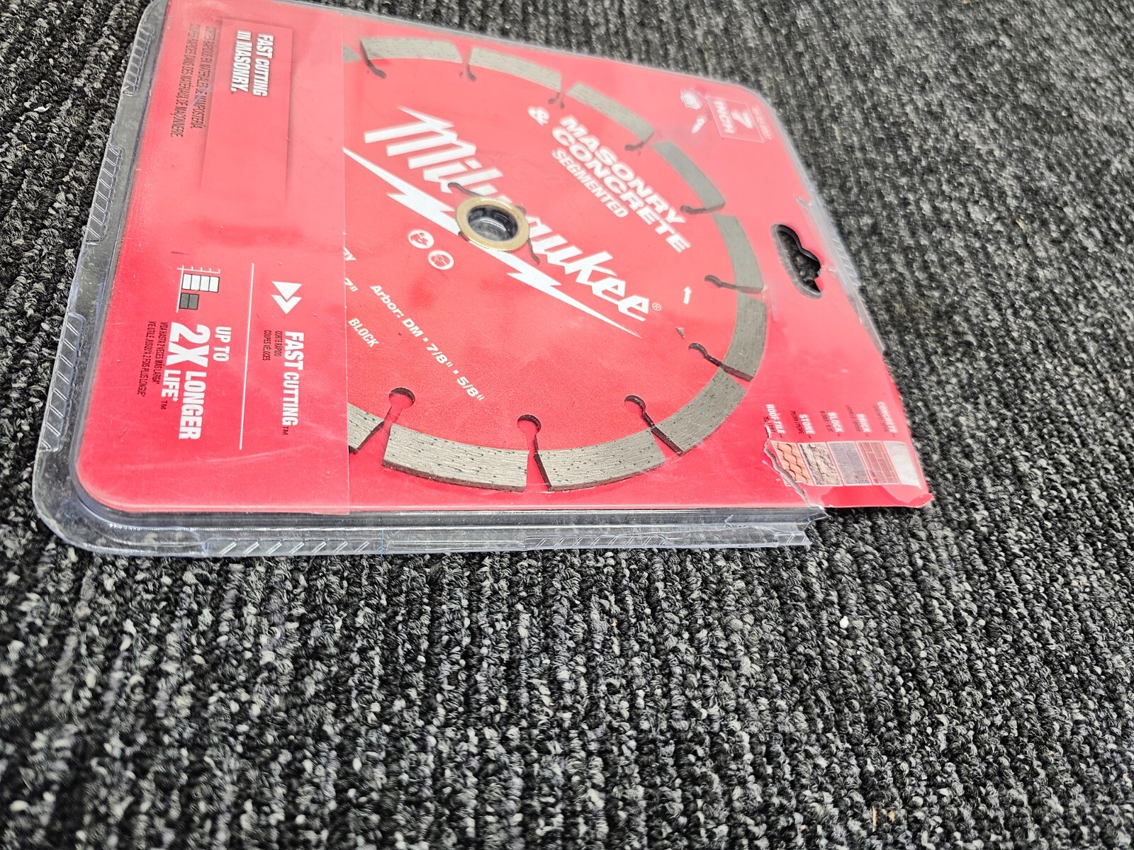 Milwaukee 7 Inch Segmented Masonry & Concrete Diamond Blade 49-93-9307