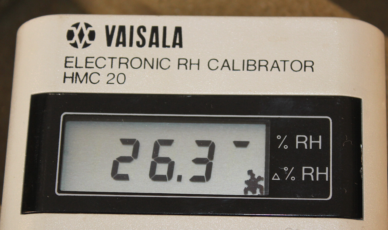 Vaisala HMC 20 Electronic RH Calibrator w/HMP 20B Reference Probe & Case