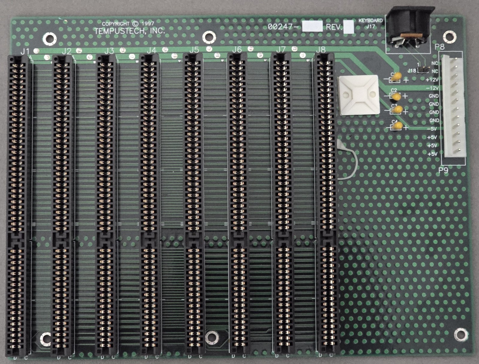 Tempustech 00247-004 Riser Board Backplane Pre-Owned #2