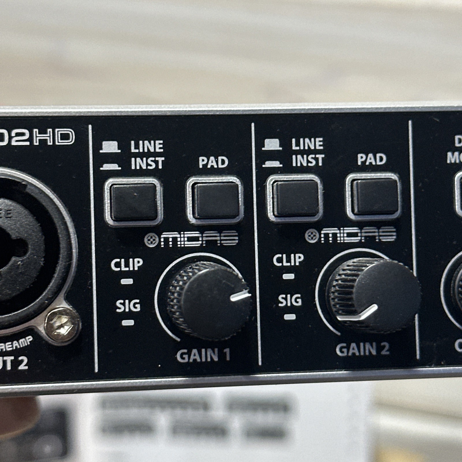 Behringer U‑Phoria UMC202HD USB Audio Interface