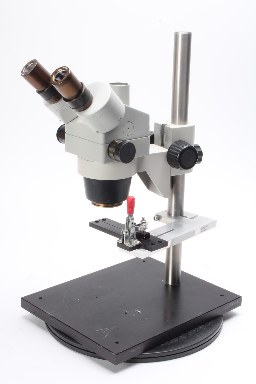 Luxo Binocular Microscope With Stand and 2x WF10X Eye Pieces