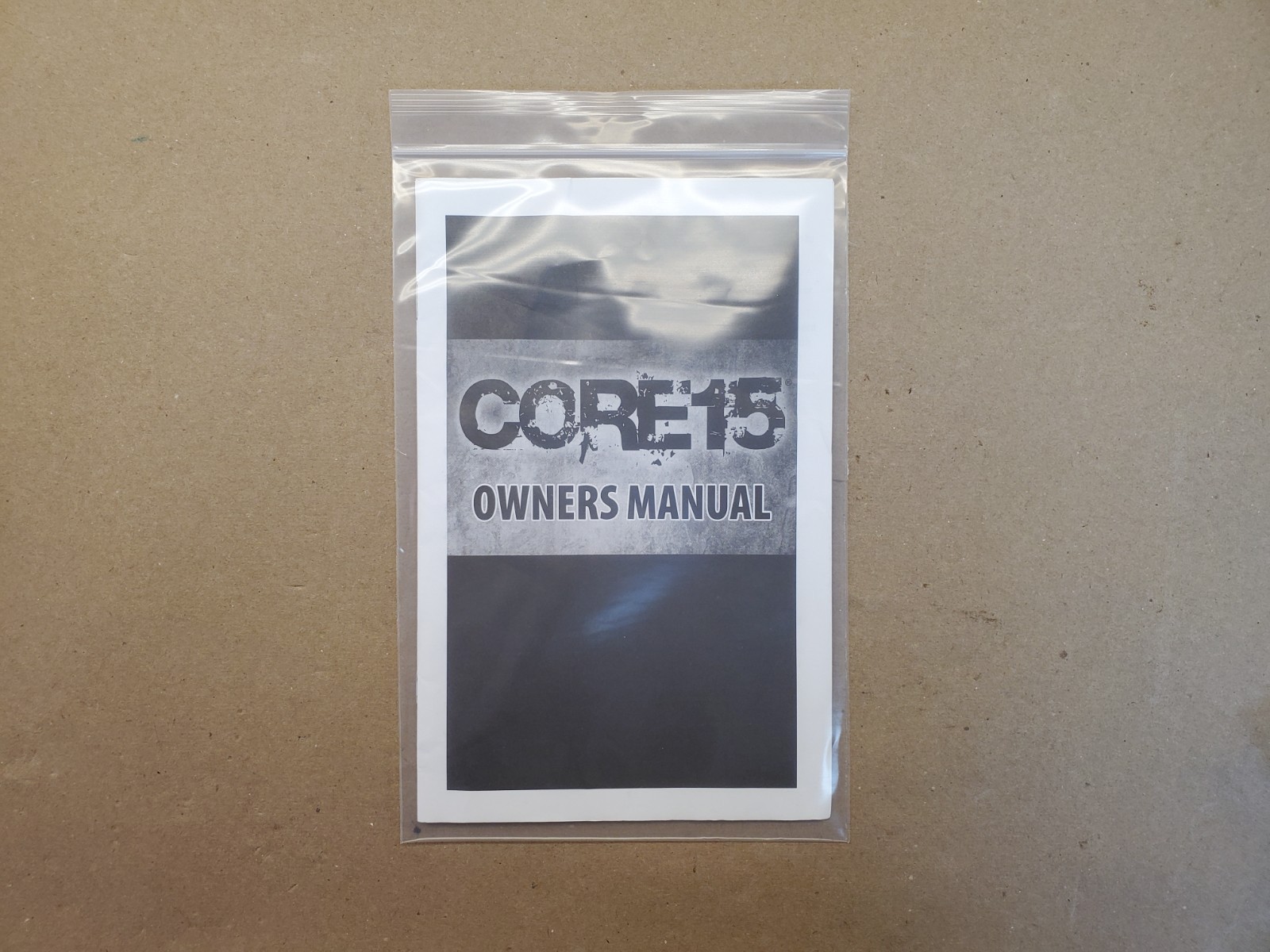 CORE15 BRAND INSTRUCTION MANUAL
