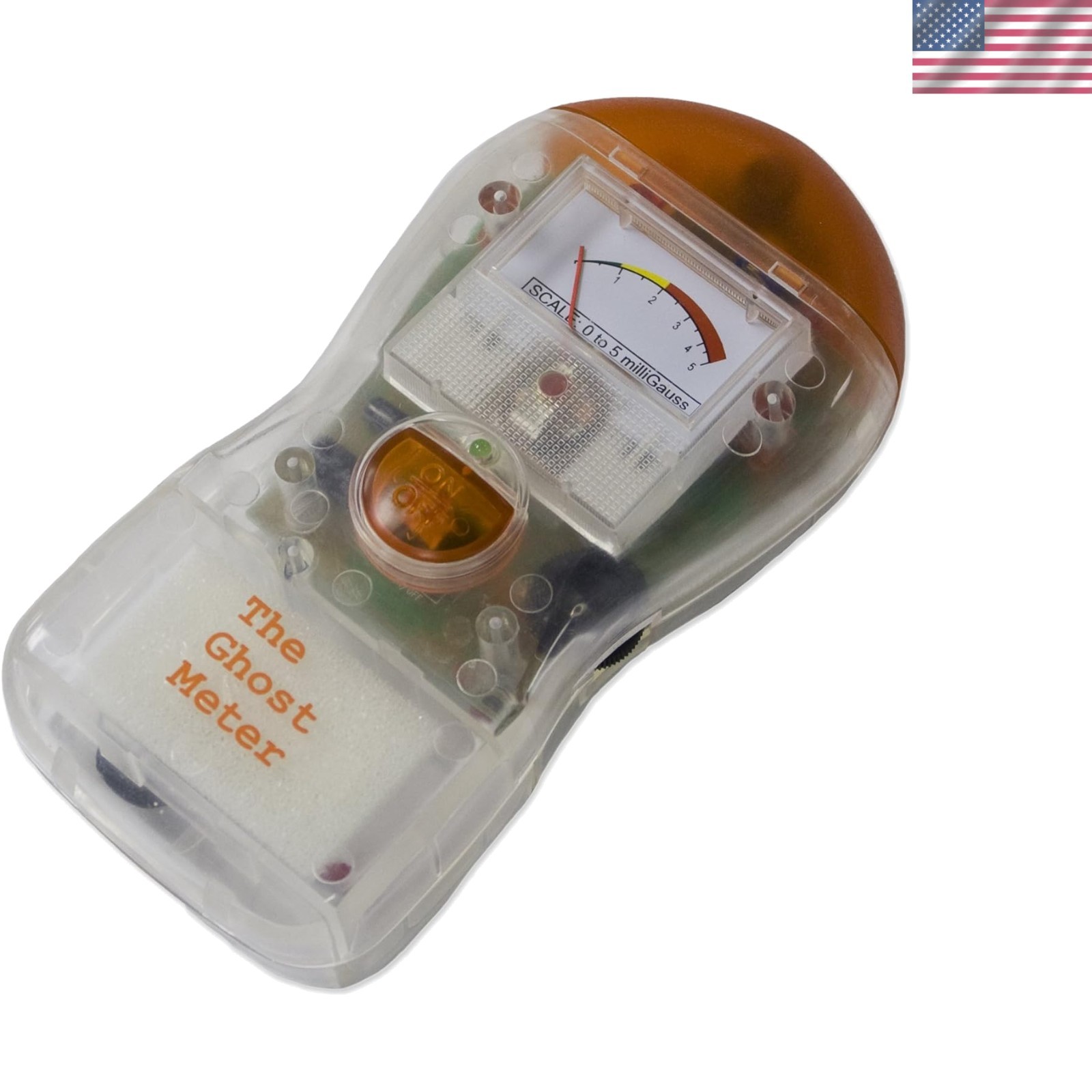 Compact Transparent EMF Meter with LED Indicator - Perfect for EVP Recordings
