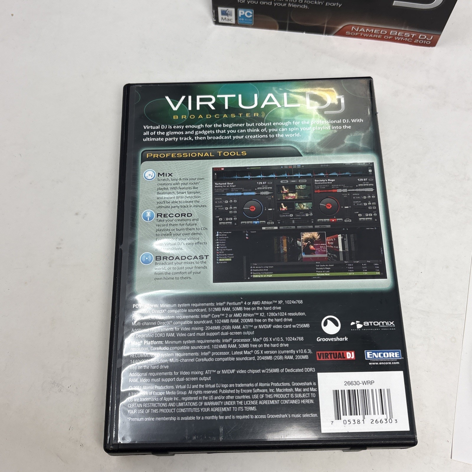 ENCORE VIRTUAL DJ BROADCASTER - Full Version for Mac, Windows