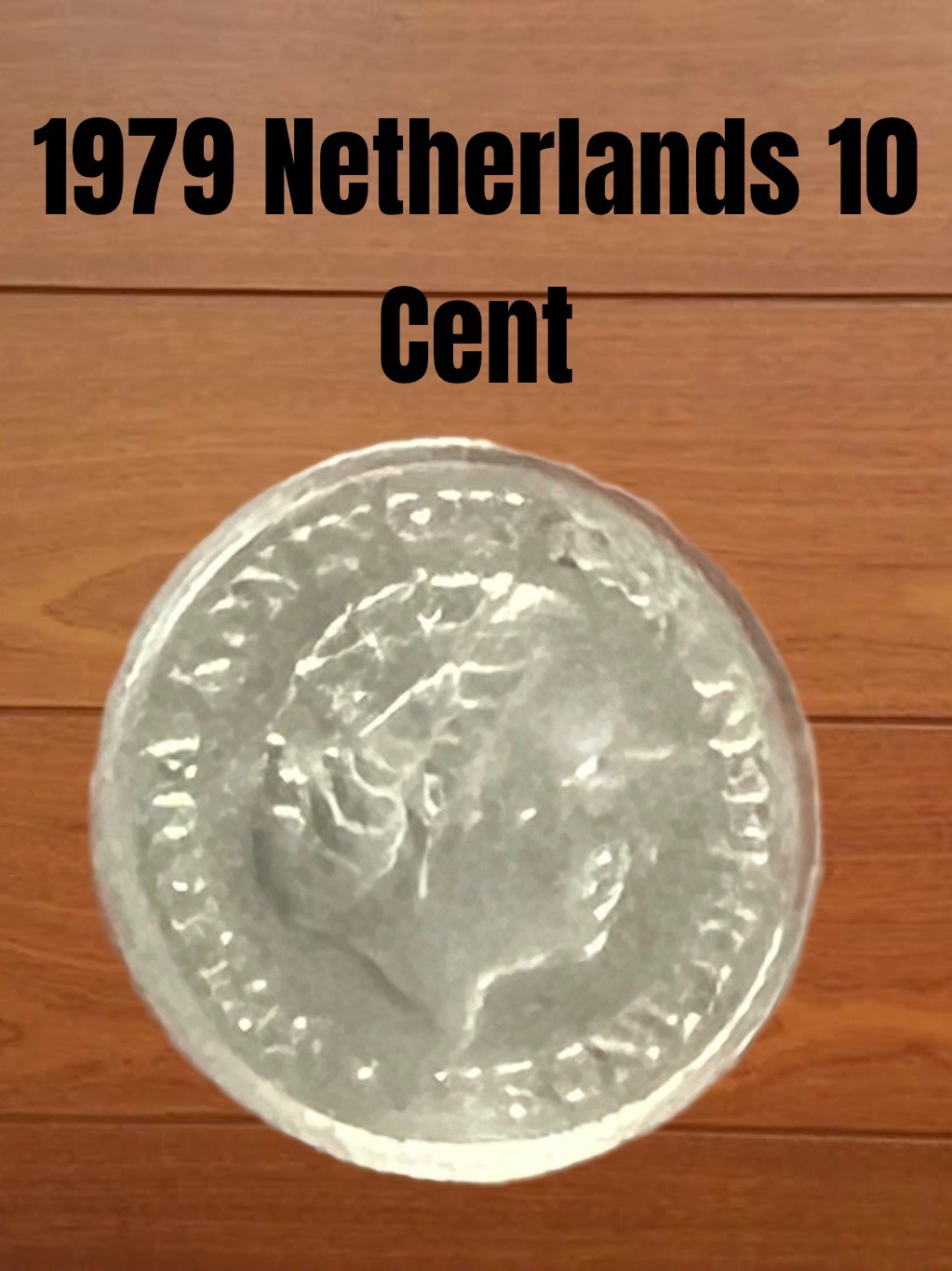 1979 NETHERLANDS 10 CENT COIN QUEEN JULIANA
