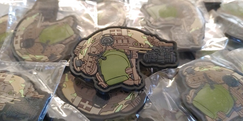 GRSF MULTICAM HELMET PVC PATCH - GREEK SAS FORCES