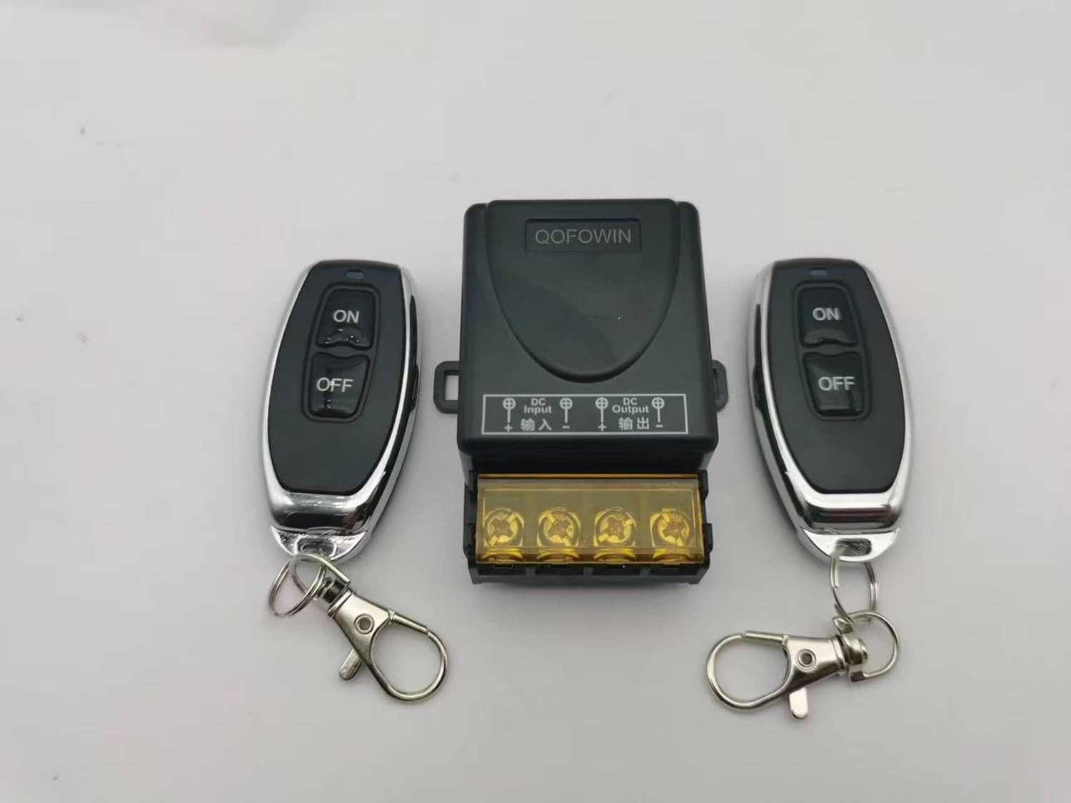 Wireless Remote Switch with 328 Ft Long Range,Dc 12V/24V/48V/72V Current Rating