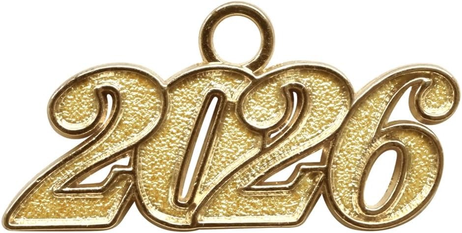 Tassel Date Charm Gold Year