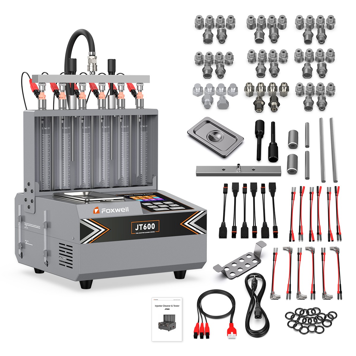 6Cylinder GDI Piezo Ultrasonic Cleaning Cleanning Fuel Injector Cleaner Tester