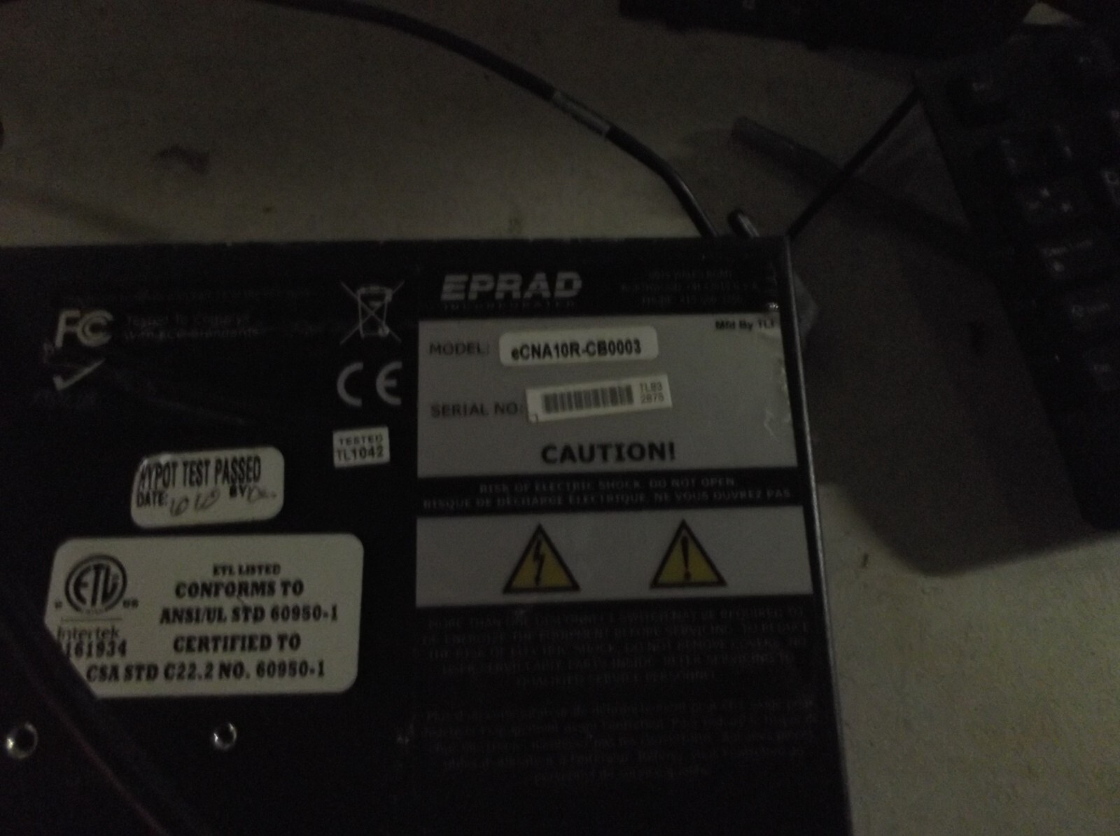 Eprad eCNA-10 D-Cinema Automation System rack mount with power supply
