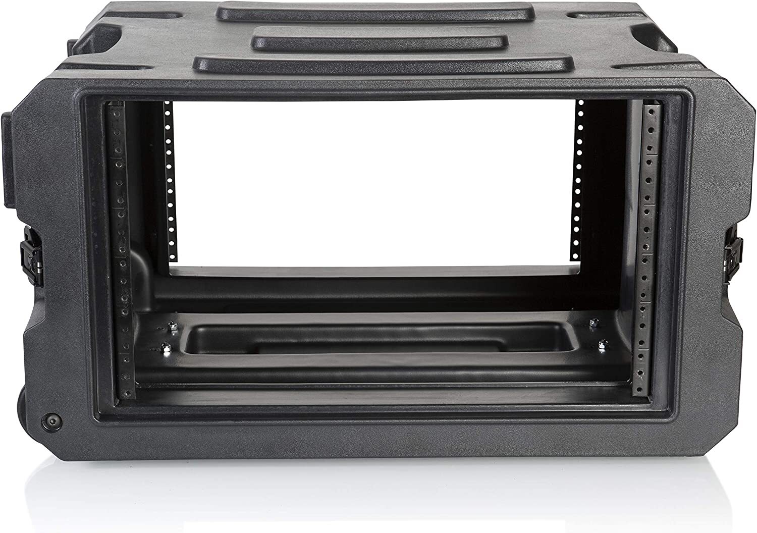 Gator Cases Pro Series Rotationally Molded 6U Rolling Rack Case with 19" Depth