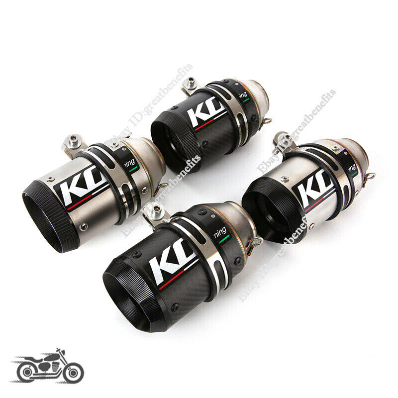 51mm Motorcycle Exhaust Muffler Pipe Universal Muffler For Dirt Bike No Silencer