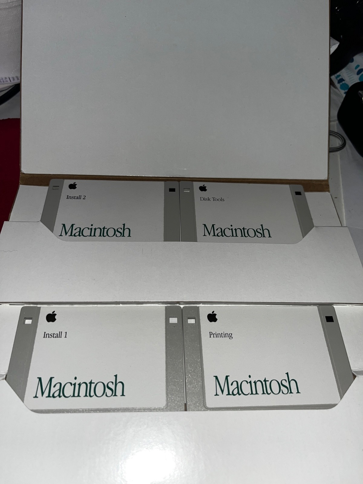 Vintage Apple Macintosh System 7.01 Disks