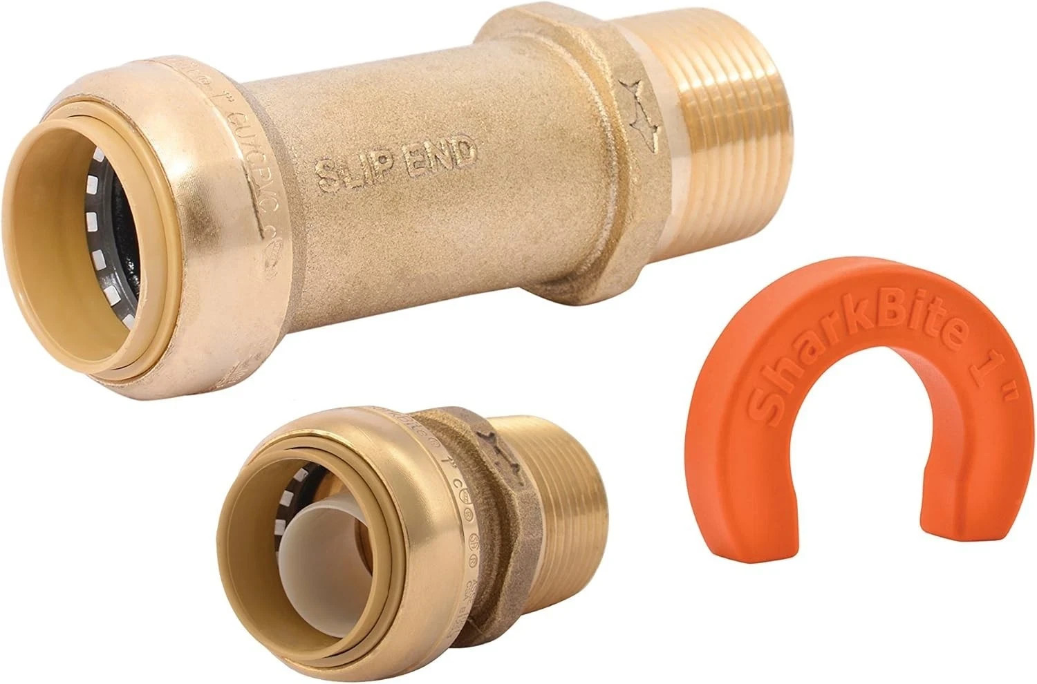 SharkBite 1 Inch x 1 Inch MNPT Water Filtration Connection Kit CPVC Pipe, 25562
