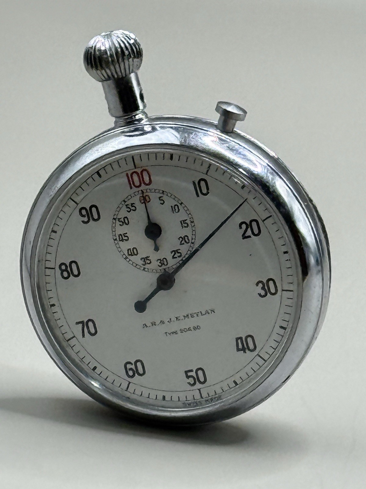 A.R. & J.E. Meylan Type 204BD Mechanical Wind Up Stop Watch