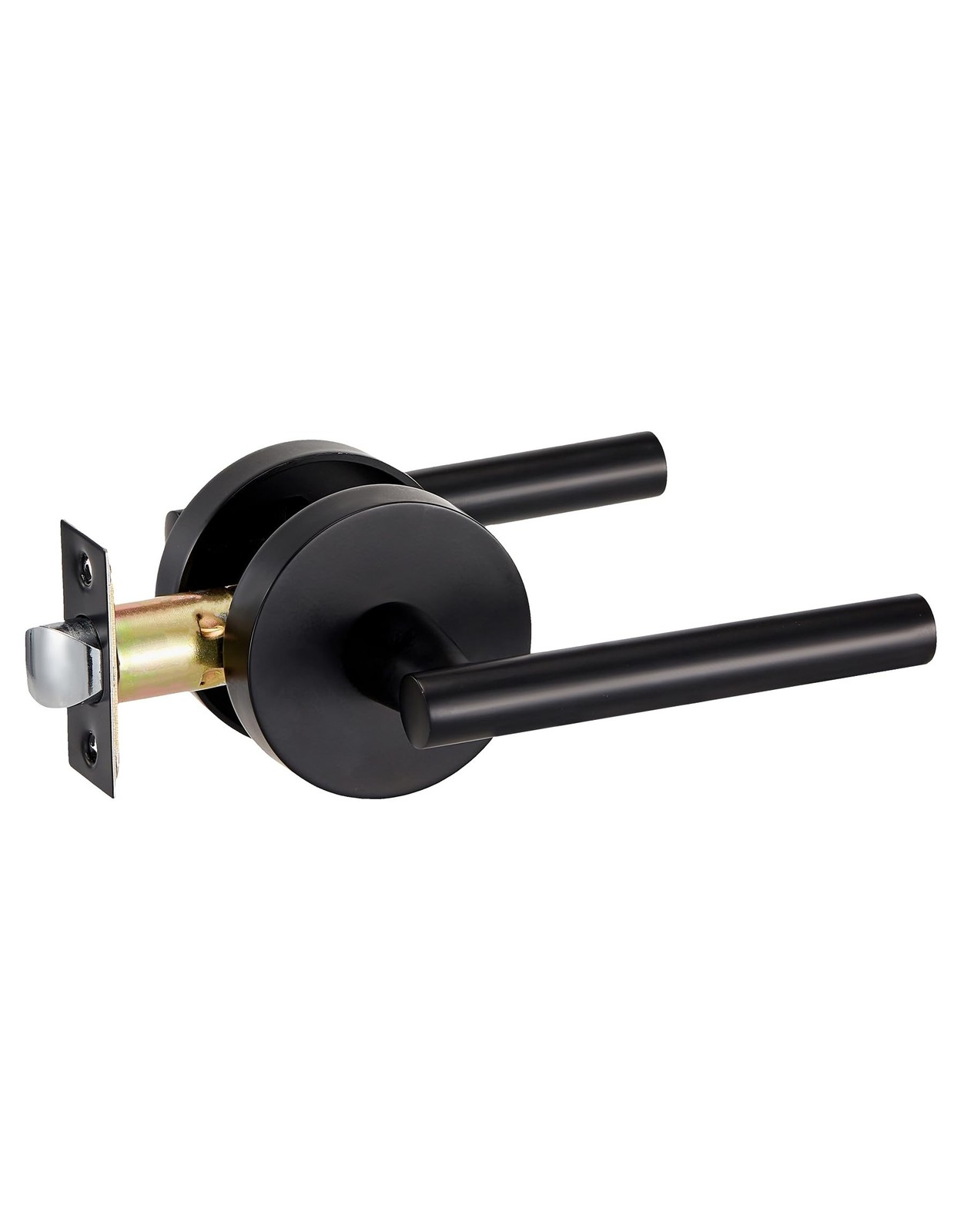 Lethato Matte Black Passage Door Handles, Closet Door Handles Black,Matte Bla...