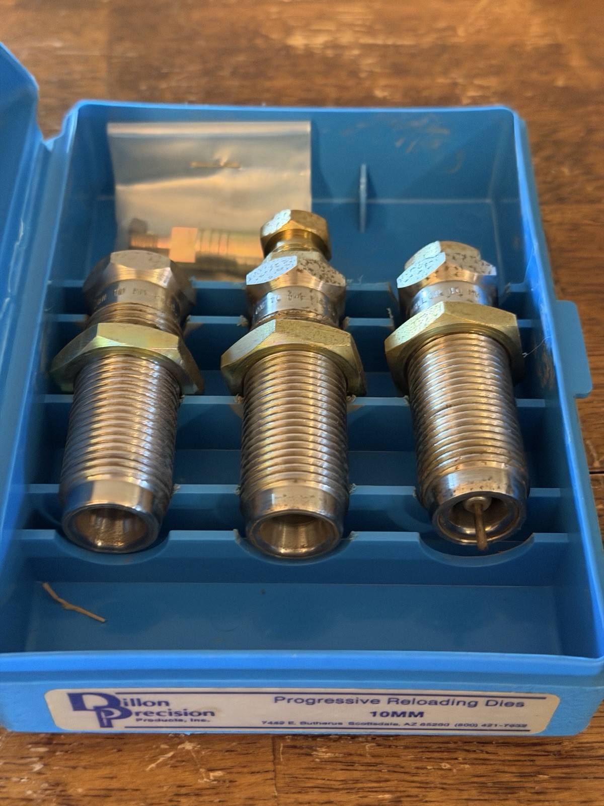Dillon Precision 10 MM Carbide Die Set - Old Style - 550 650 750 1050