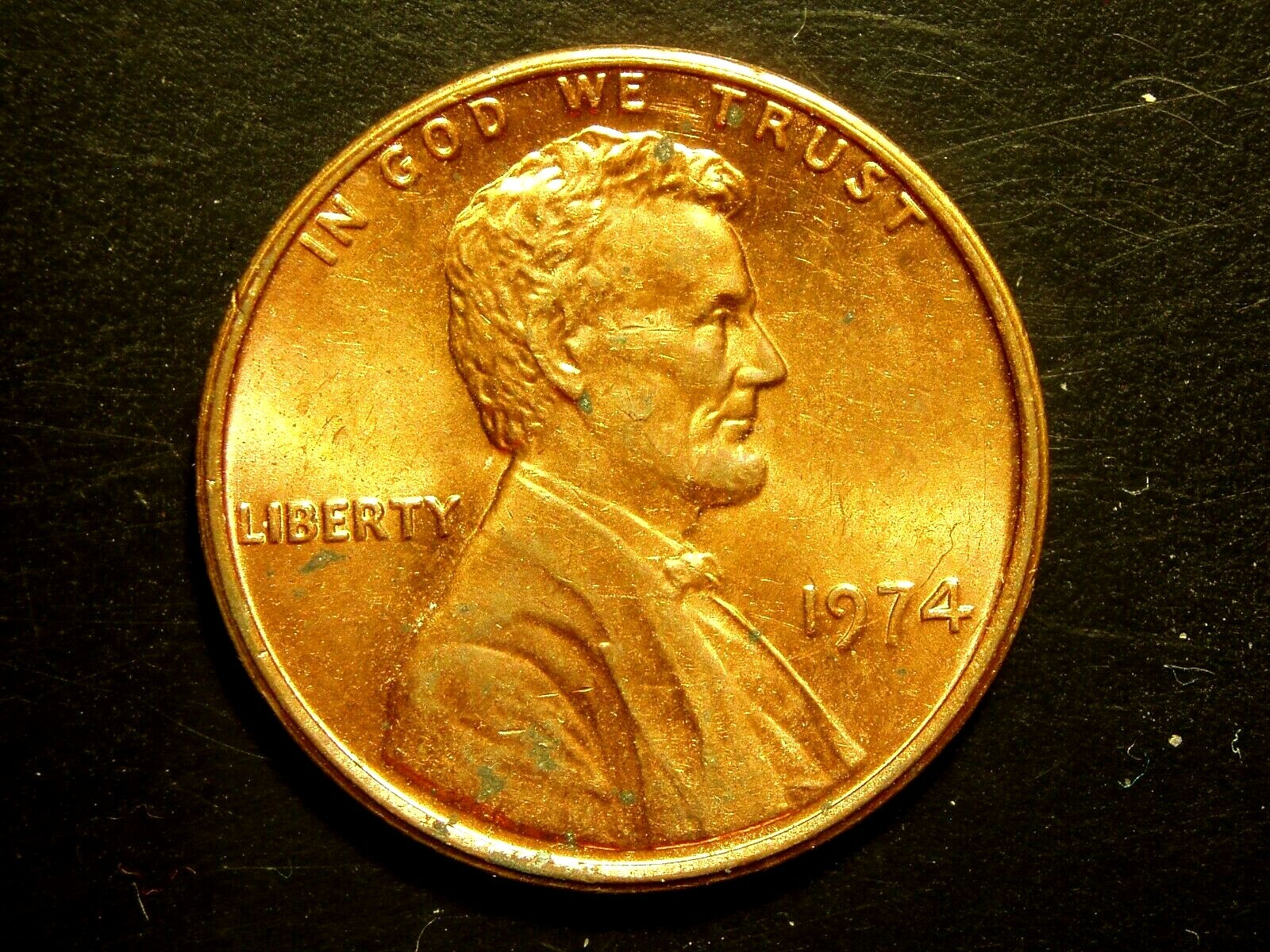 1974 ONE UNC LINCOLN MEMORIAL CENT #2