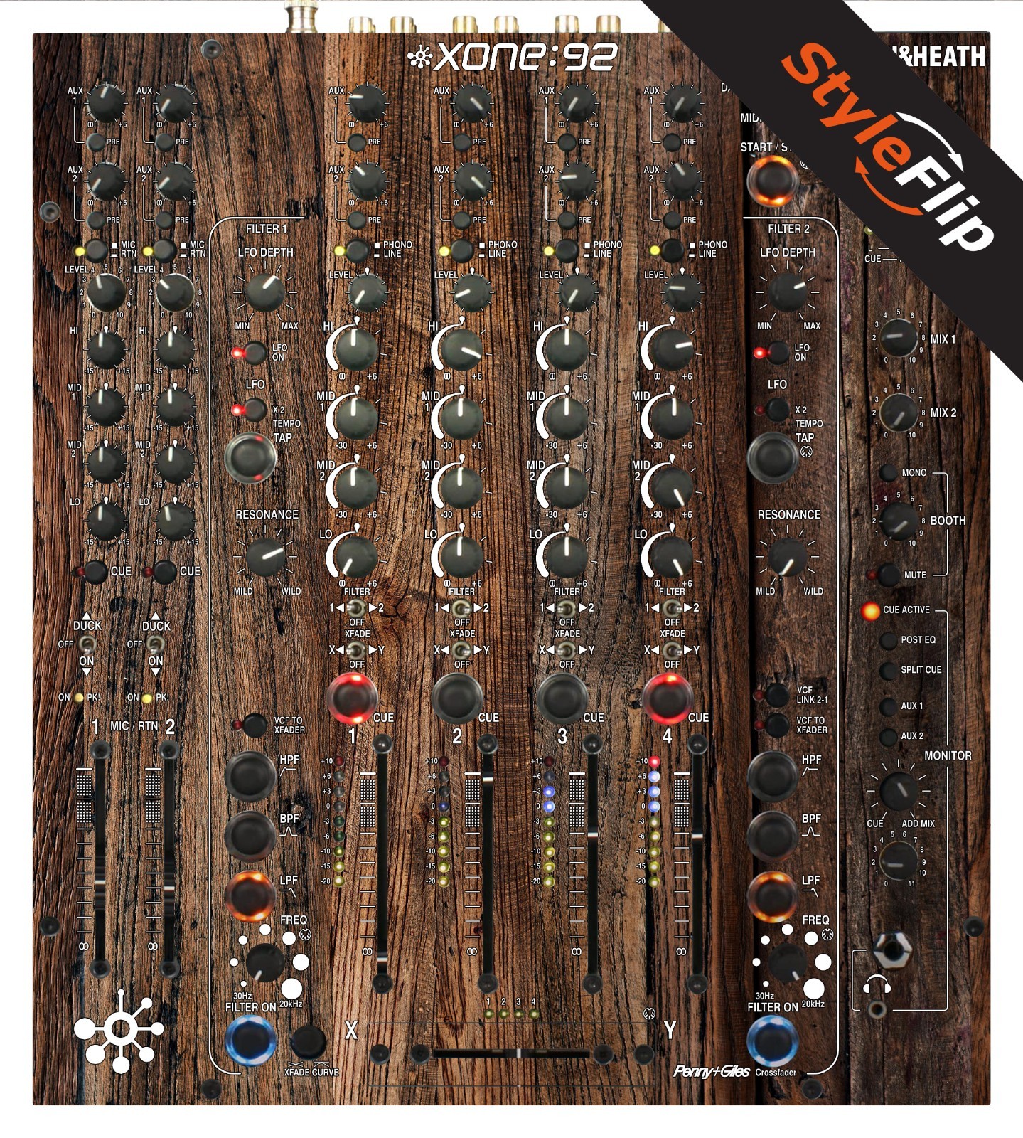 Allen & Heath XONE 92 Skin | Wood 3 | Protective Decal | StyleFlip Skins