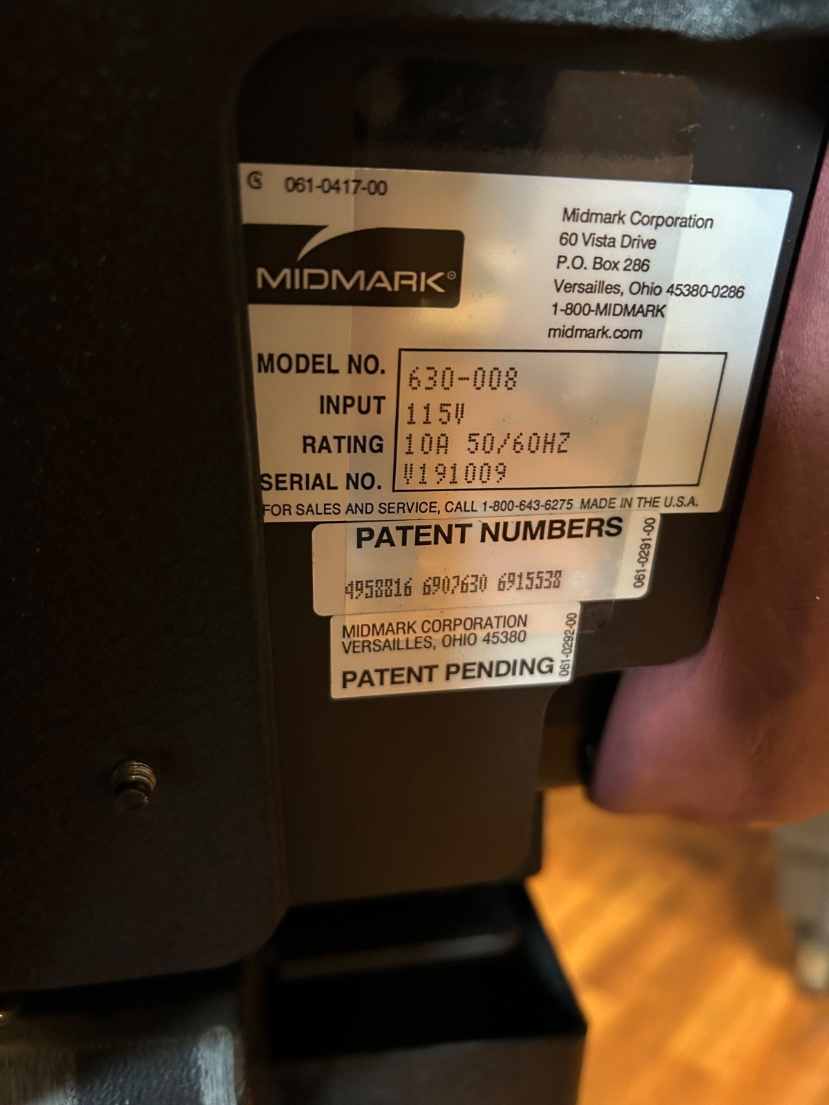 Midmark 630-008 75L Power Exam Table