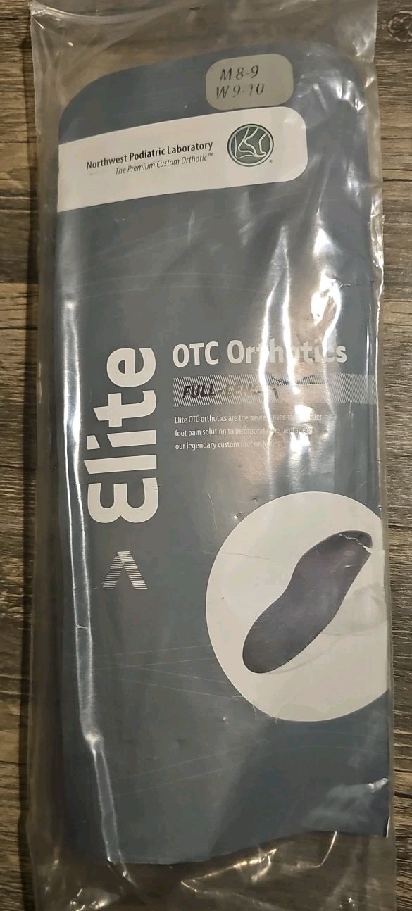 Elite OTC Orthotics Full-length Sizes M 8-9 / W9-10