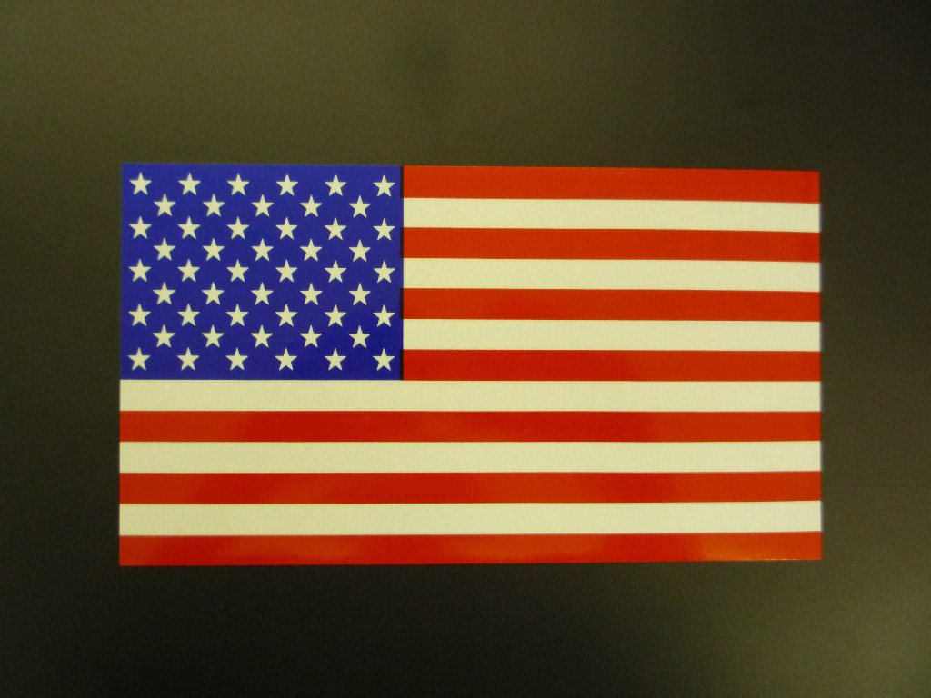 USA 3M Brand Engineer Grade Reflective Flag Decals (FORWARD USA)