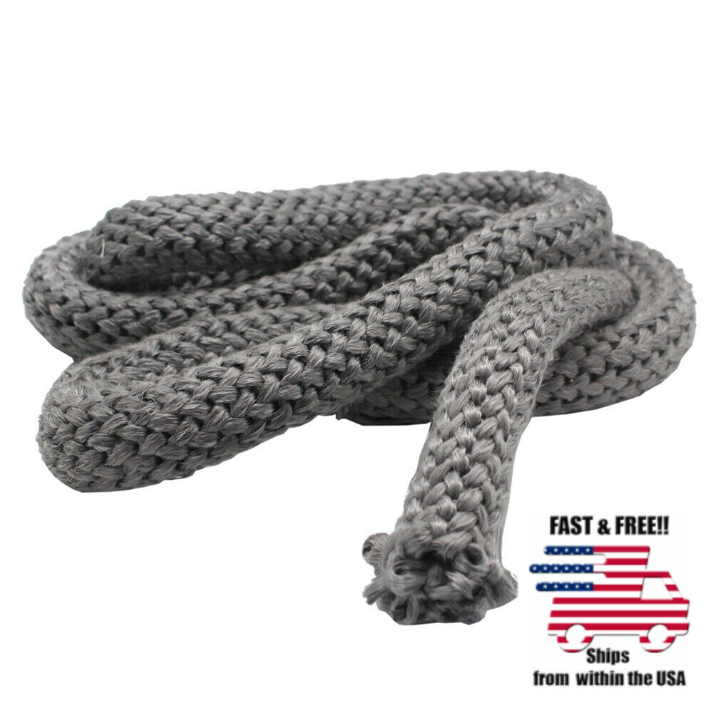 Indoor Graphite-Impregnated Fiberglass Gasket Rope High Temperature Stove Door
