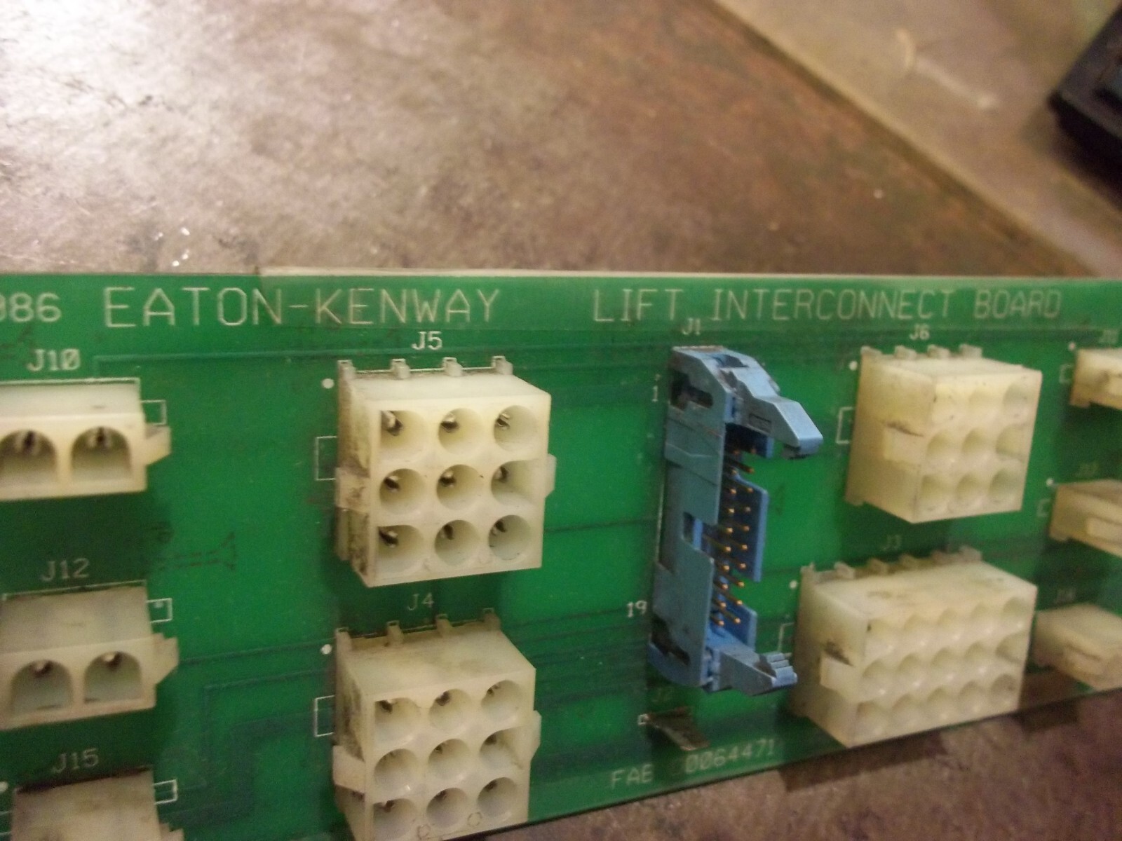 EATON KENWAY 0064470-A D0064472 LIFT INTERCONNECT BOARD (804)