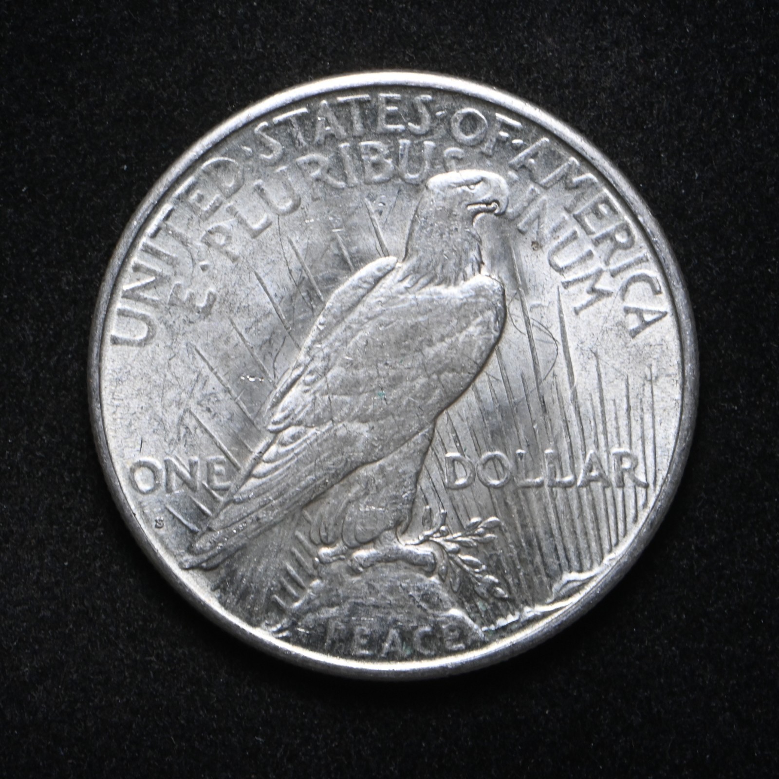 1926-S Peace Silver Dollar AU+ (cn16854)