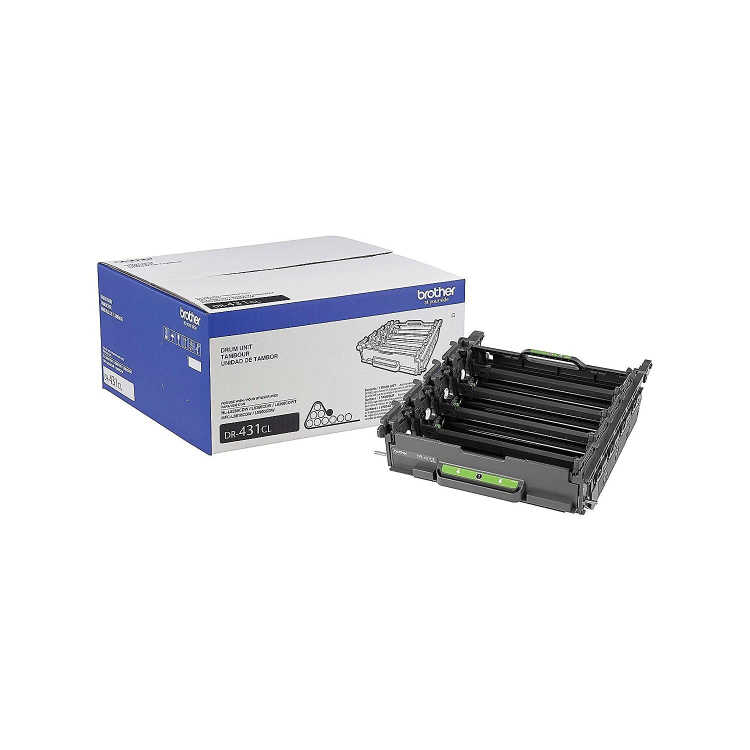 Printer DR431CL Drum Unit-Retail Packaging , White