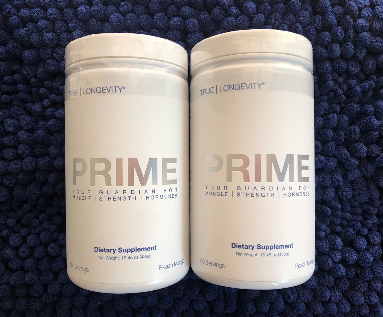 (LOT OF 2) Prime Peach Mango Powder for Muscle strength 30ser. 15oz EXP 10/2025