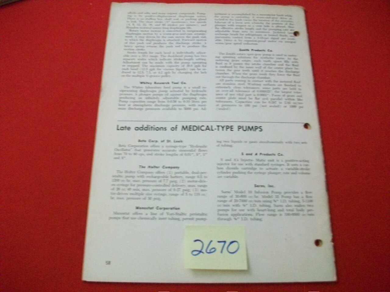 1966 RIMBACH PUBLICATIONS- FLOW MEASUREMENT & CONTROL HANDBOOK-INSTR. & CONTROL