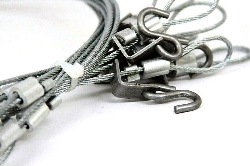 6 Pack Minnesota Brand 10 Foot Slide Wires Or Drowning Cables Trapping Supplies