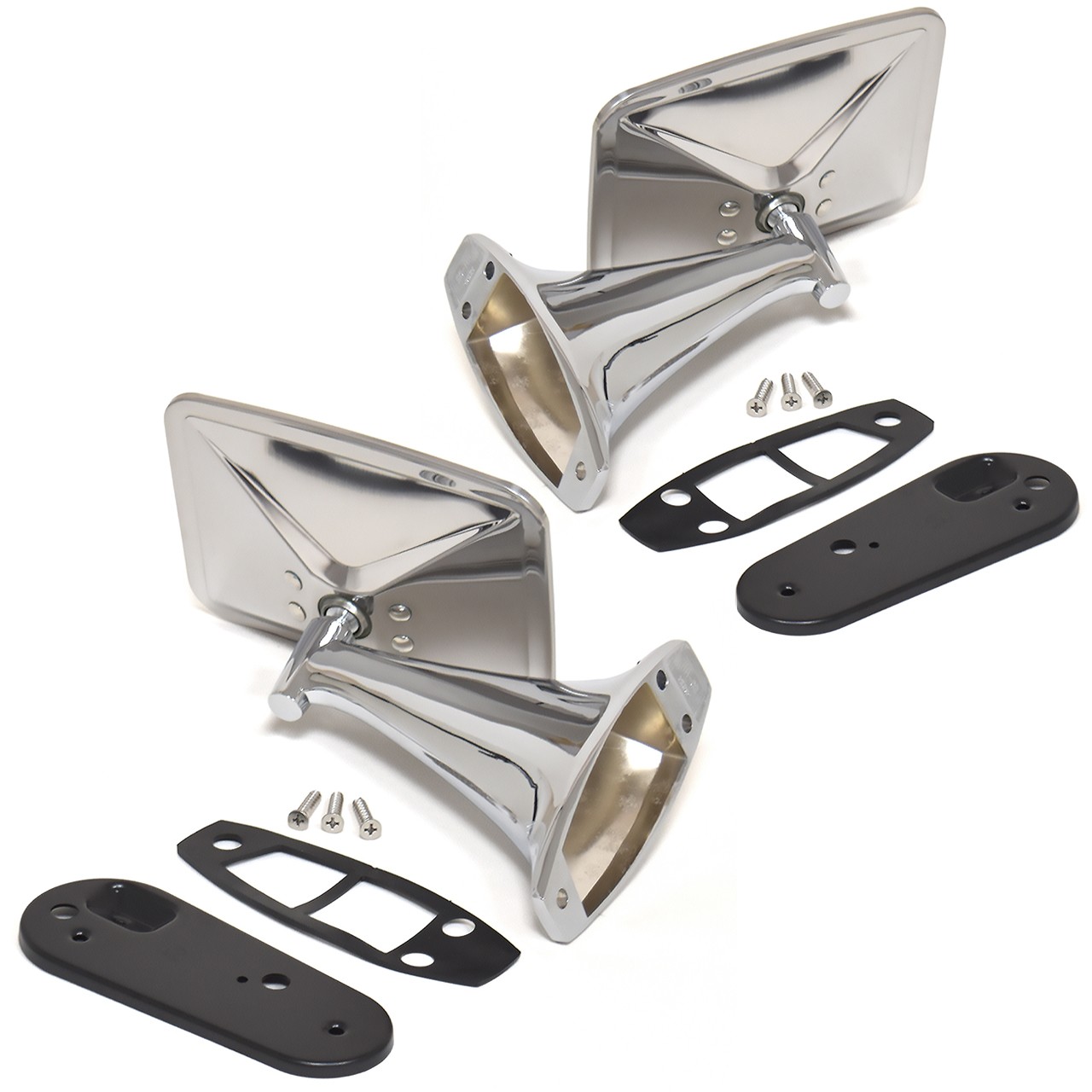 Outside Mirror Chrome PAIR 1970-1972 C10 Truck
