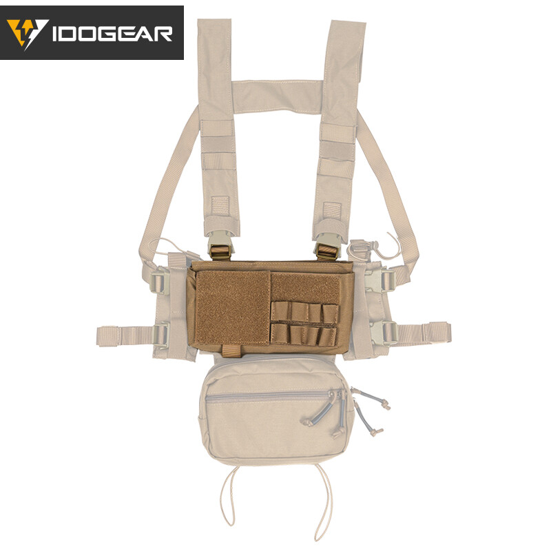 IDOGEAR Tactical Placard Holder MK3 Chassis Pouch Micro Front Panel Hunting Gear