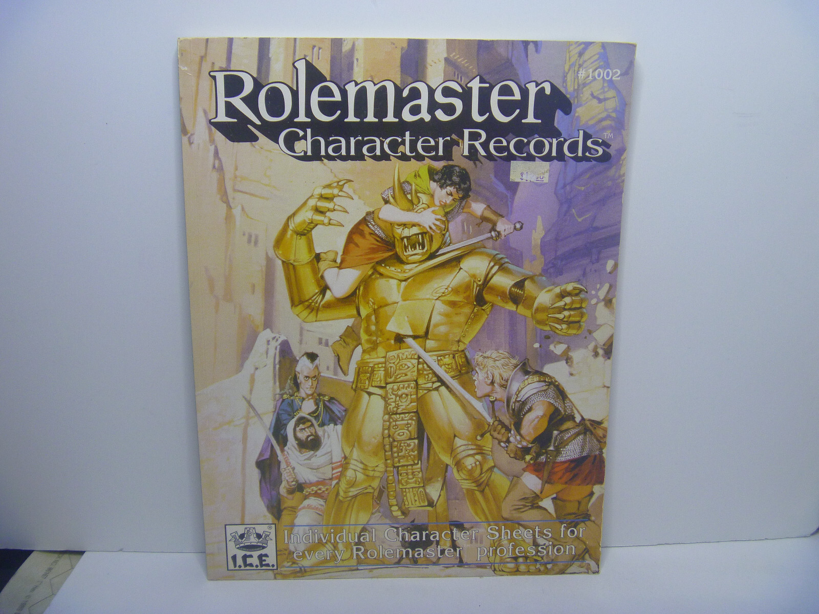 ICE Rolemaster Character Records #1002 1990 Rpg